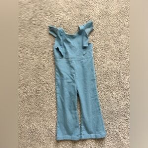 Girls Denim Jumpsuit